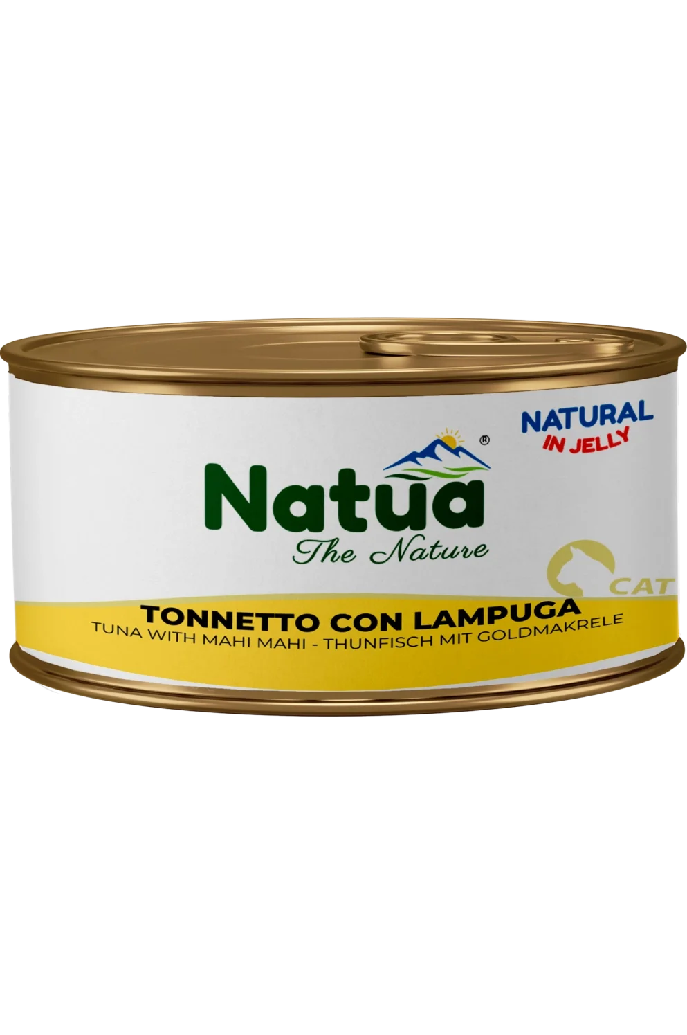 Natua Natural Jelly - Tonnetto con Lampuga - Cibo umido per gatto adulto - 85 gr