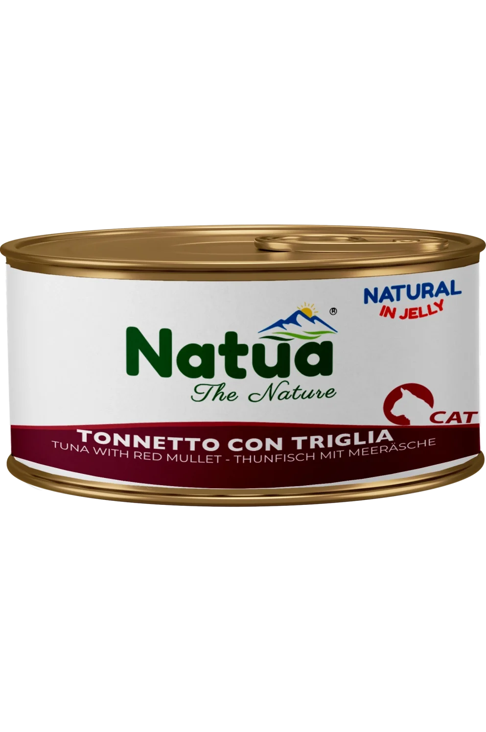 Natua Natural Jelly - Tonnetto con Triglia - Cibo umido per gatto adulto