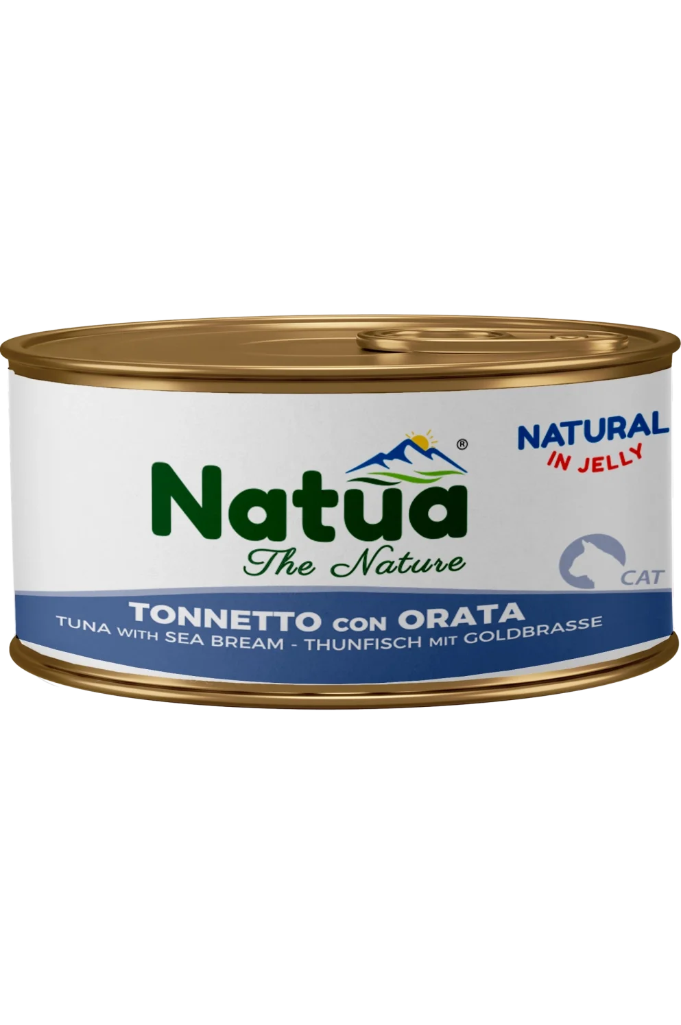 Natua Natural Jelly - Tonnetto con Orata - Cibo umido per gatto adulto