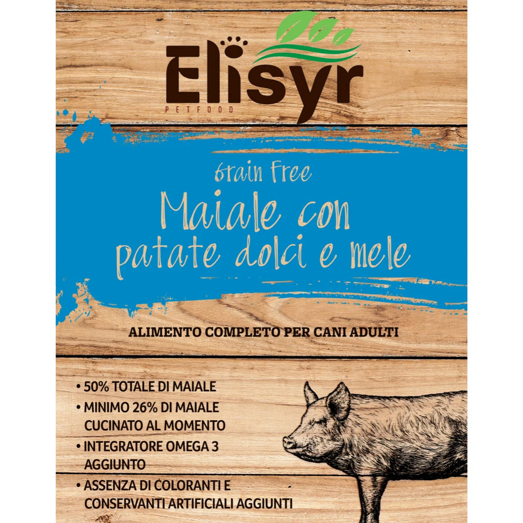 Maiale con Patate Dolci e Mele - Elisyr Grain Free