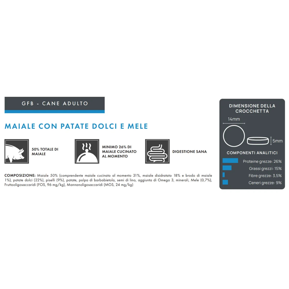 Maiale con Patate Dolci e Mele - Elisyr Grain Free