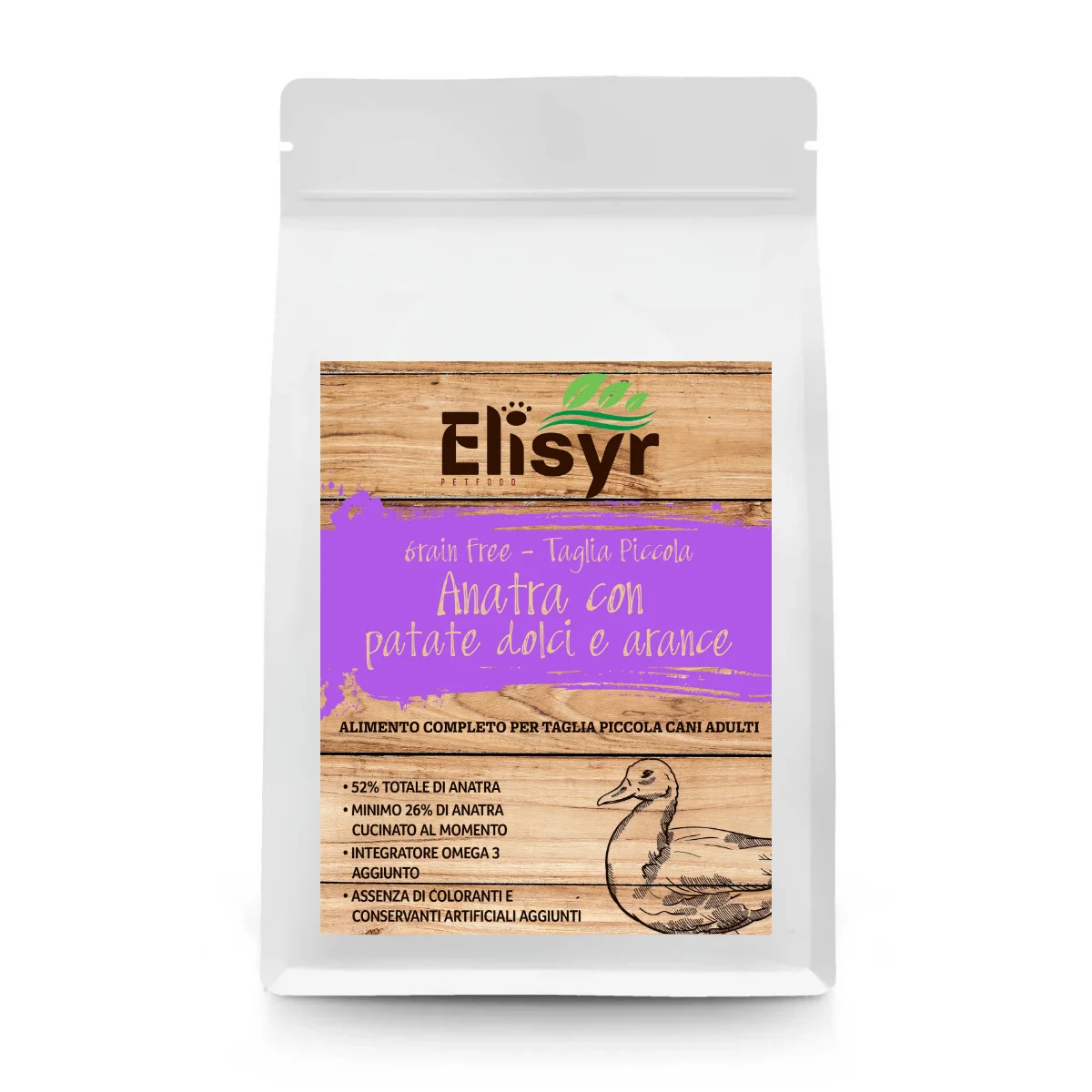 Anatra con patate dolci e arance - Piccola Taglia - Elisyr Grain Free