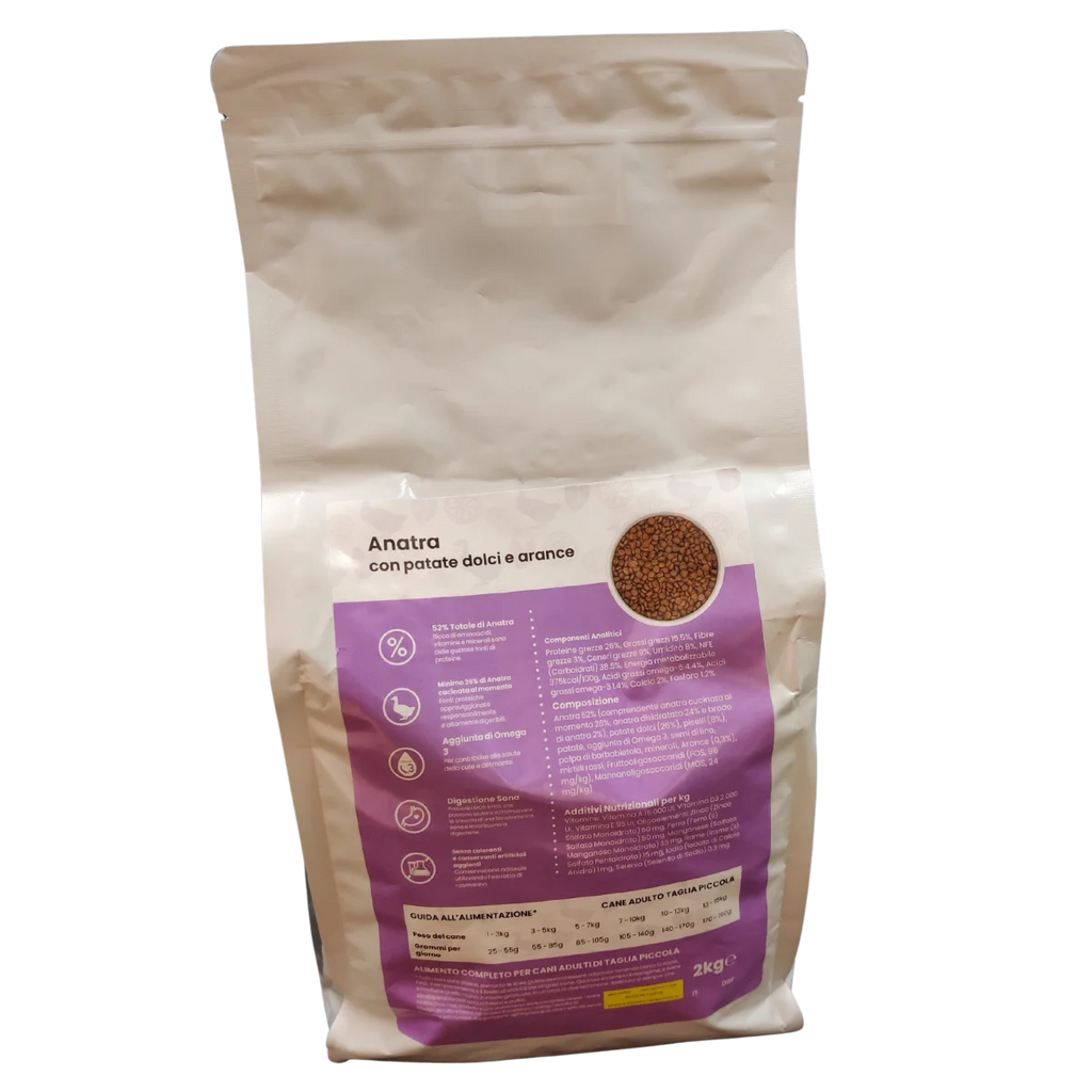 Anatra con patate dolci e arance - Piccola Taglia - Elisyr Grain Free