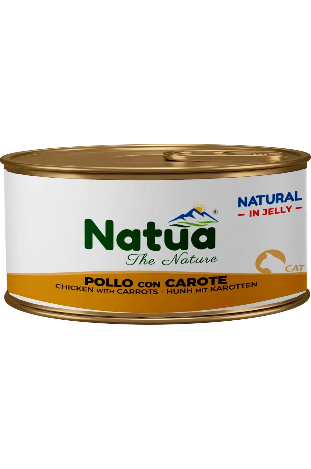 Natua Natural Jelly - Pollo con Carote - Cibo umido per gatto adulto - 85 gr