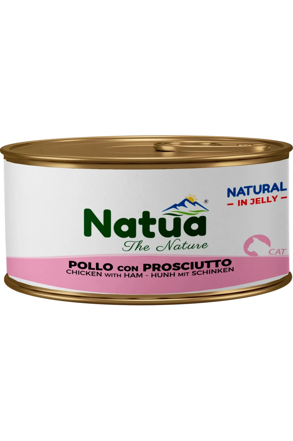Natua Natural Jelly - Pollo con Prosciutto - Cibo umido per gatto adulto