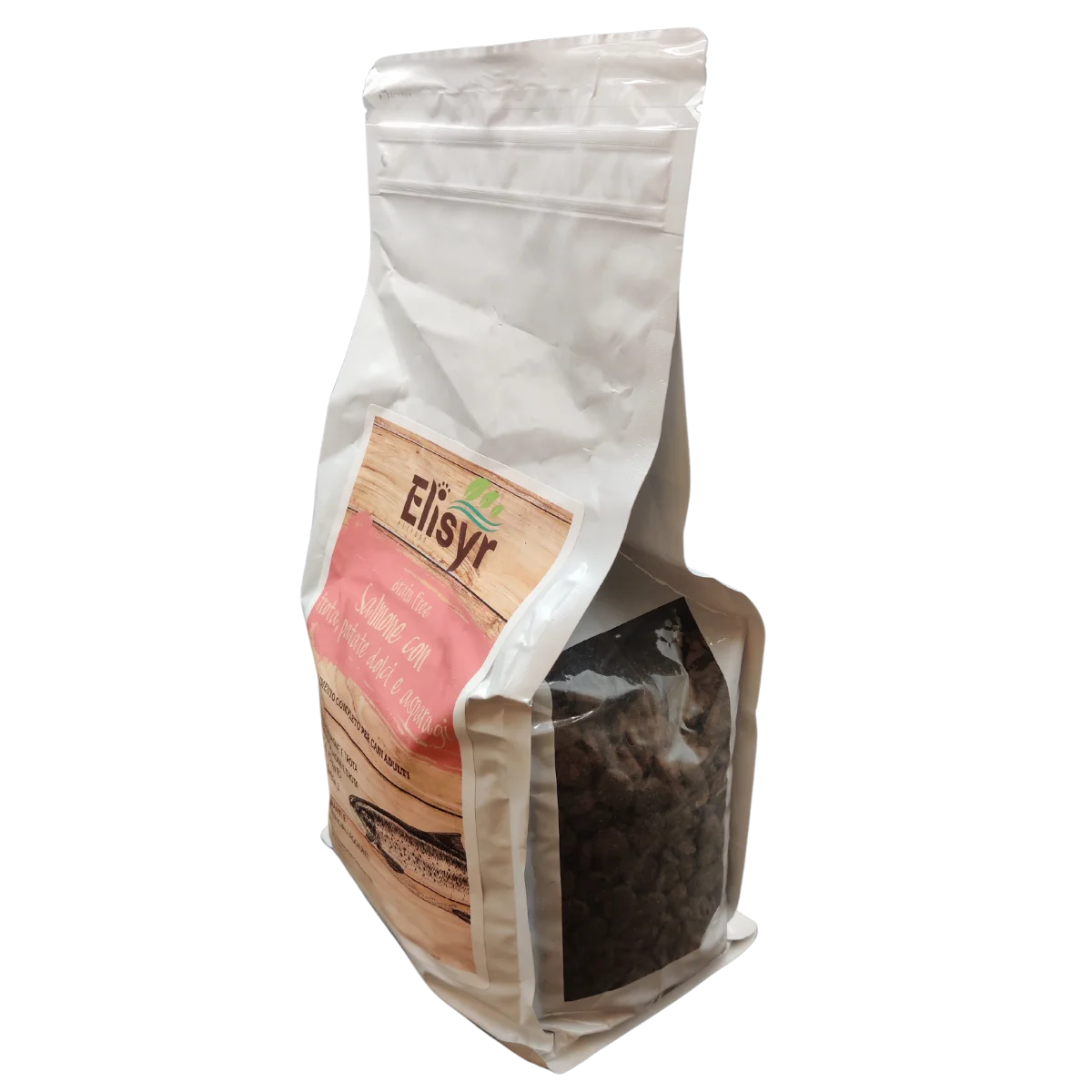 Salmone con trota, patate dolci e asparagi - Elisyr Grain Free