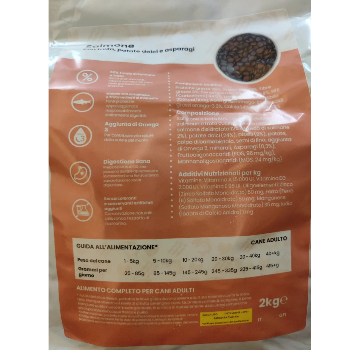 Salmone con trota, patate dolci e asparagi - Elisyr Grain Free