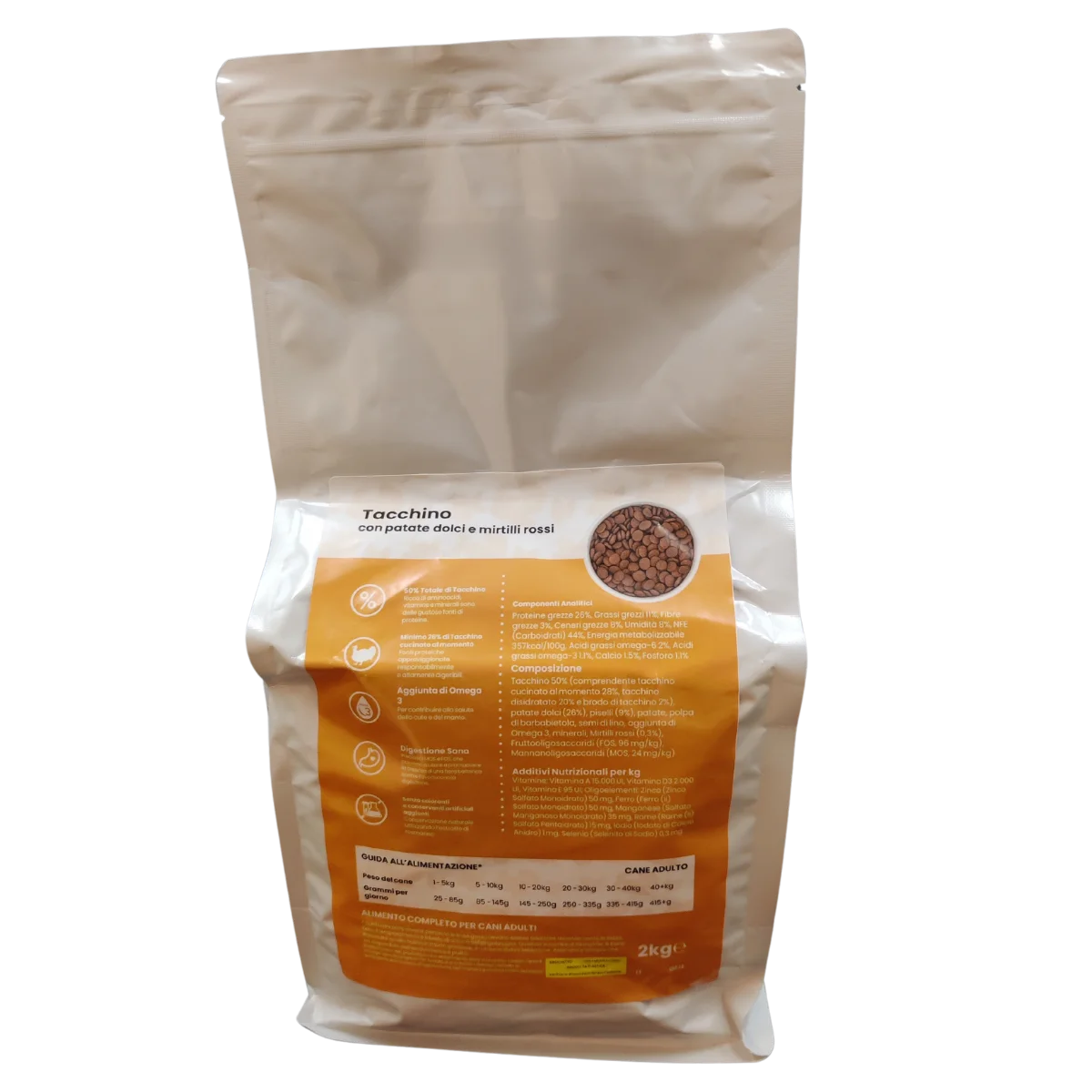 Tacchino con patate dolci e mirtilli rossi - Elisyr Grain Free