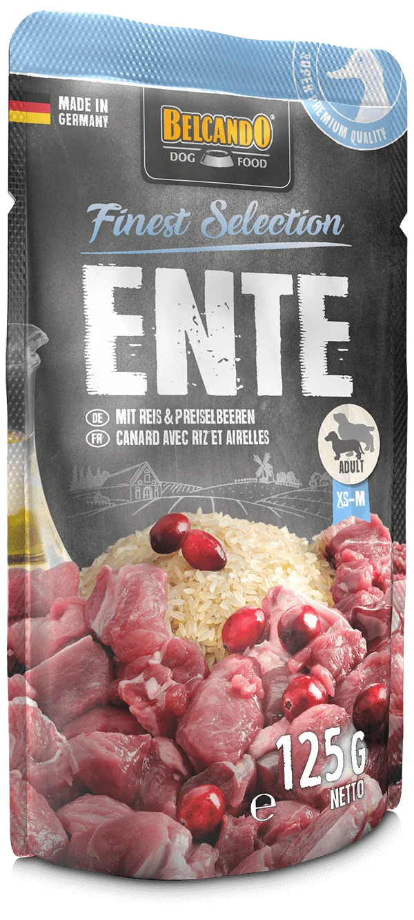 Belcando Anatra con riso e mirtilli rossi - 125 gr