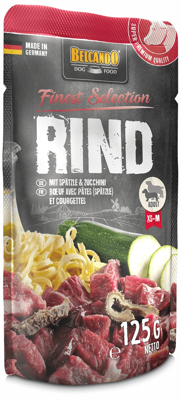 Belcando Manzo con spätzle e zucchine  - 125 gr