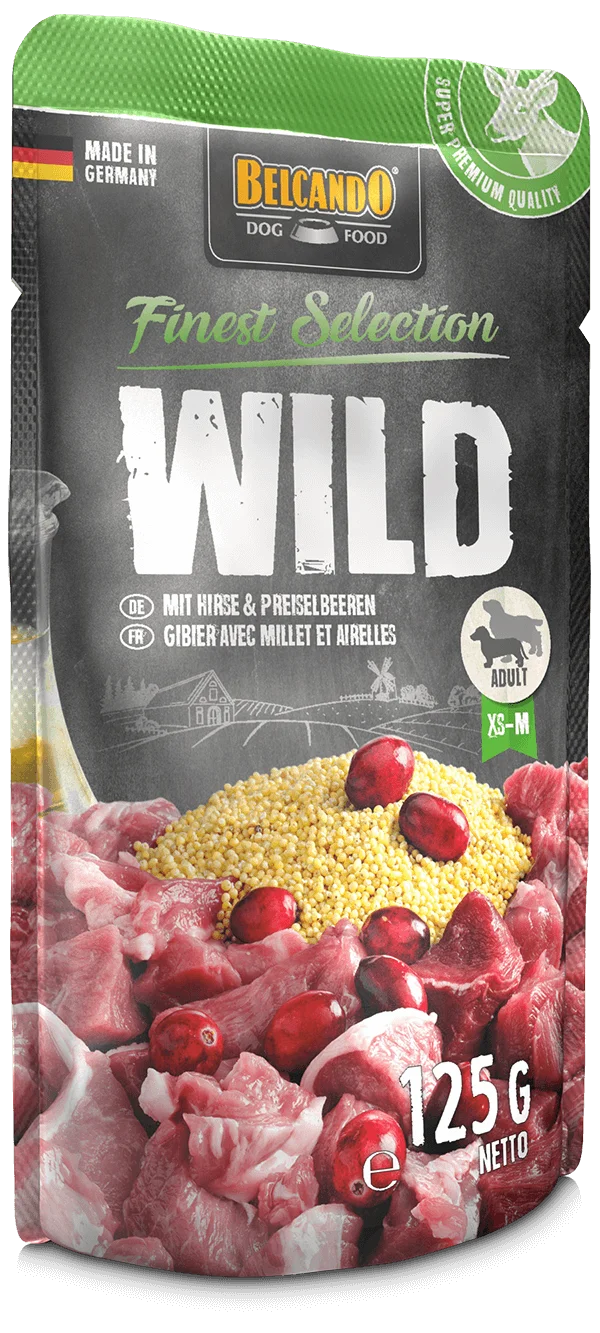 Belcando Selvaggina con miglio e mirtilli rossi - 125 gr