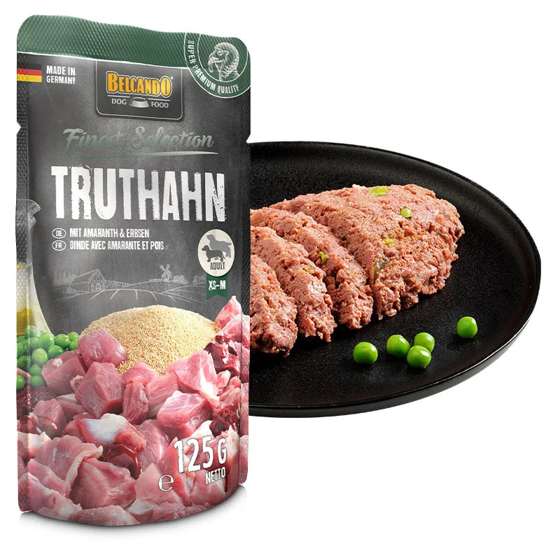 Belcando Tacchino con amaranto e piselli - 125 gr