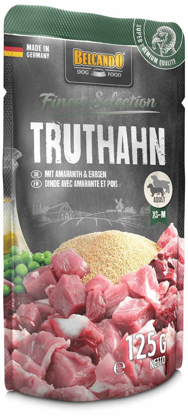 Belcando Tacchino con amaranto e piselli - 125 gr