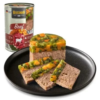 Belcando Holistic Beef - Alimento umido per cani adulti al Manzo con superfood - Grain Free - 400 g