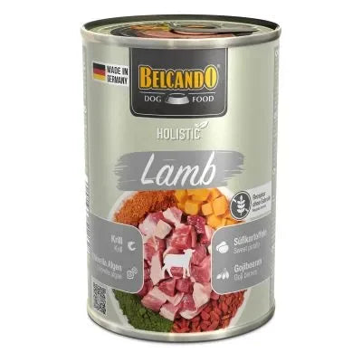 Belcando Holistic Lamb - Alimento umido per cani adulti all' Agnello con superfood - Grain Free - 400 g