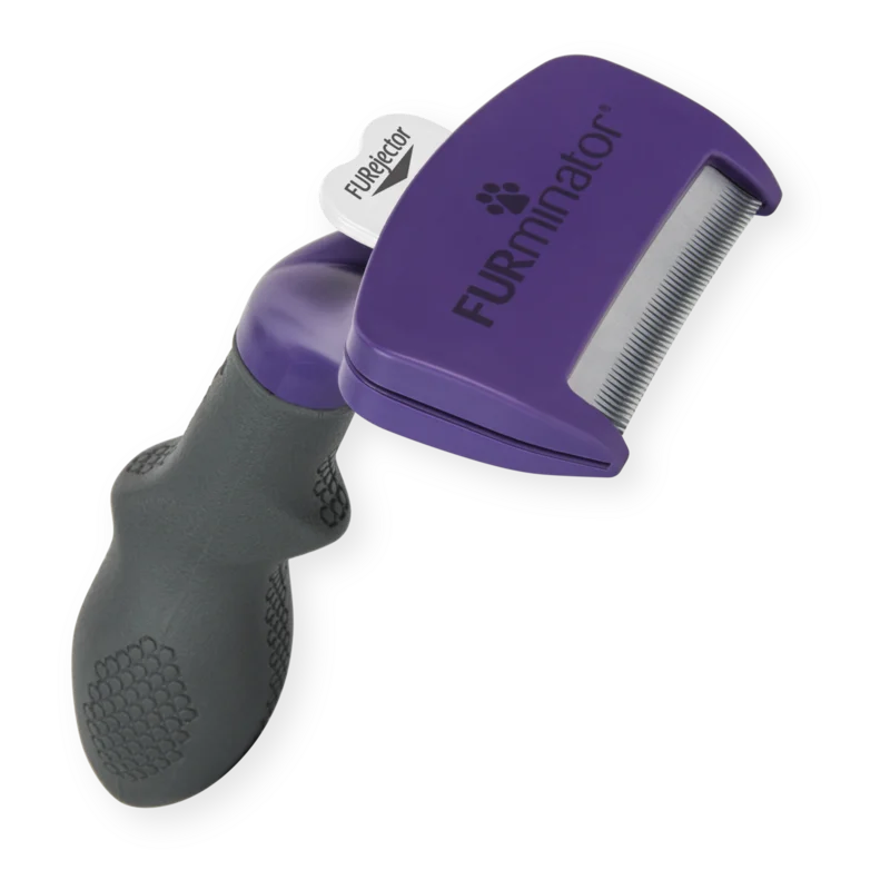 FURminator Spazzola Gatto taglia Media e Grande Pelo Corto - Undercoat Deshedding Tool