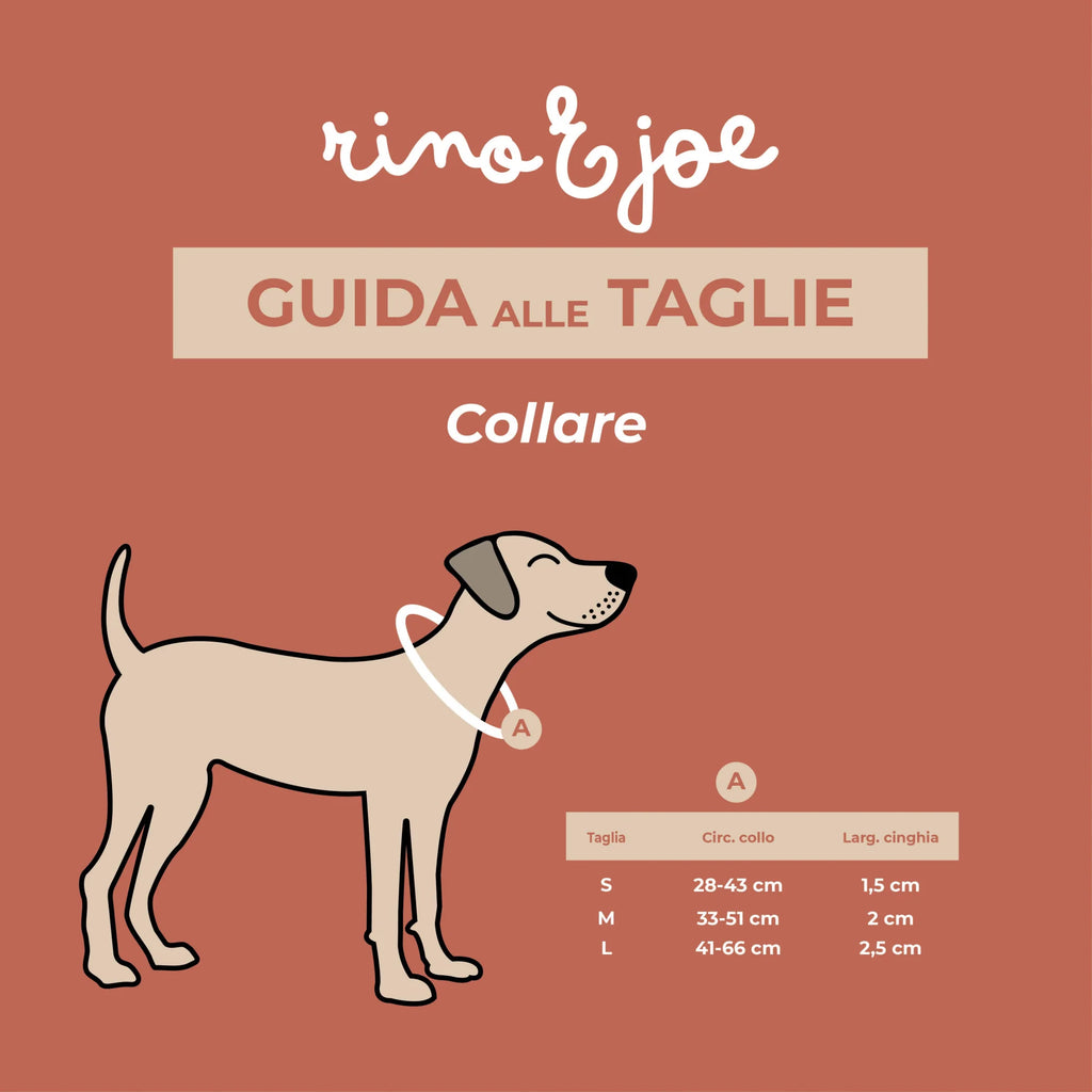 Collare Regolabile per Cani | Chiusura Rapida a Clip | Righe - Rino & Joe