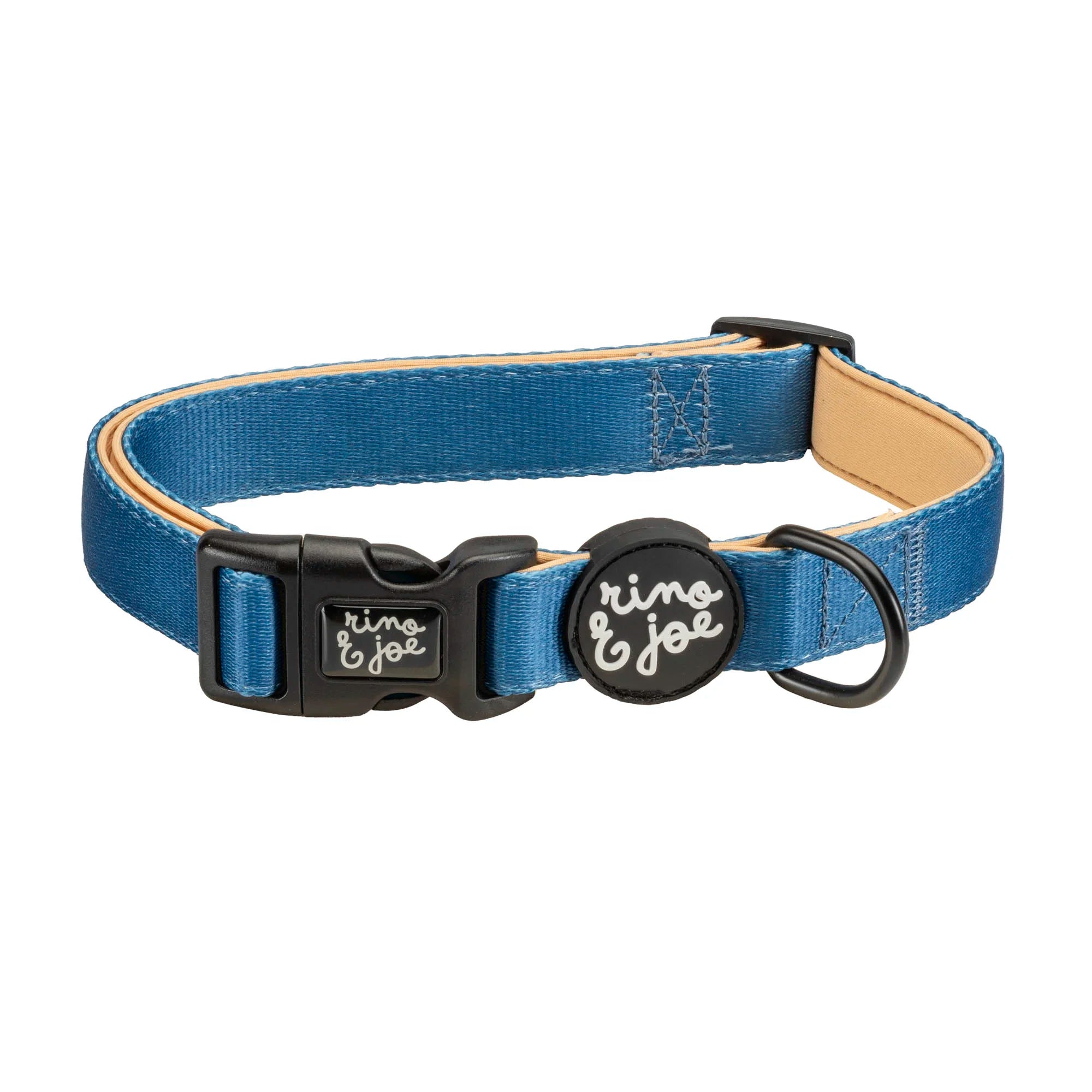 Collare Regolabile per Cani | Chiusura Rapida a Clip | Blu - Rino & Joe