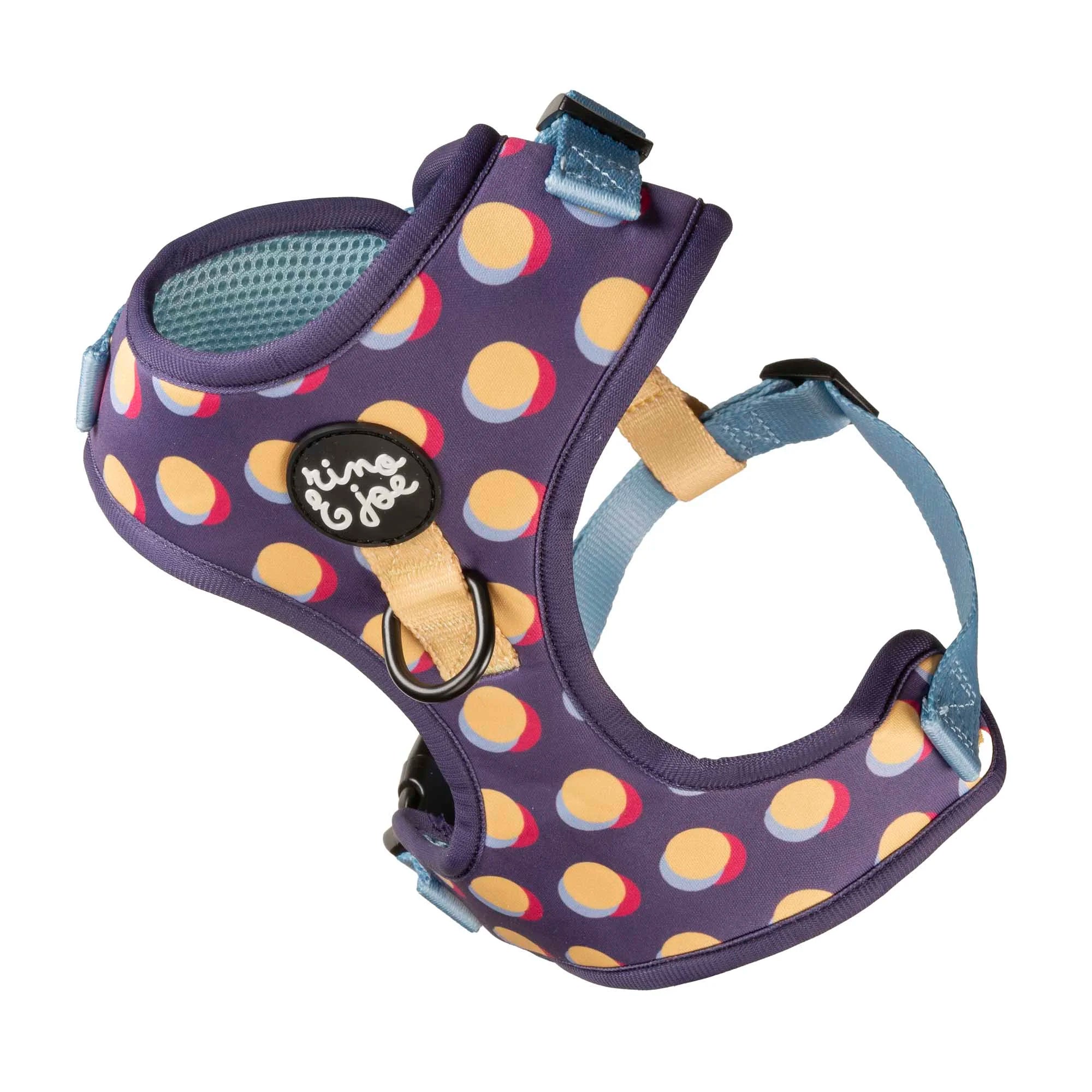 Pettorina in Neoprene Regolabile per Cani | Si Adatta Perfettamente al Corpo del Cane | Pois - Rino & Joe