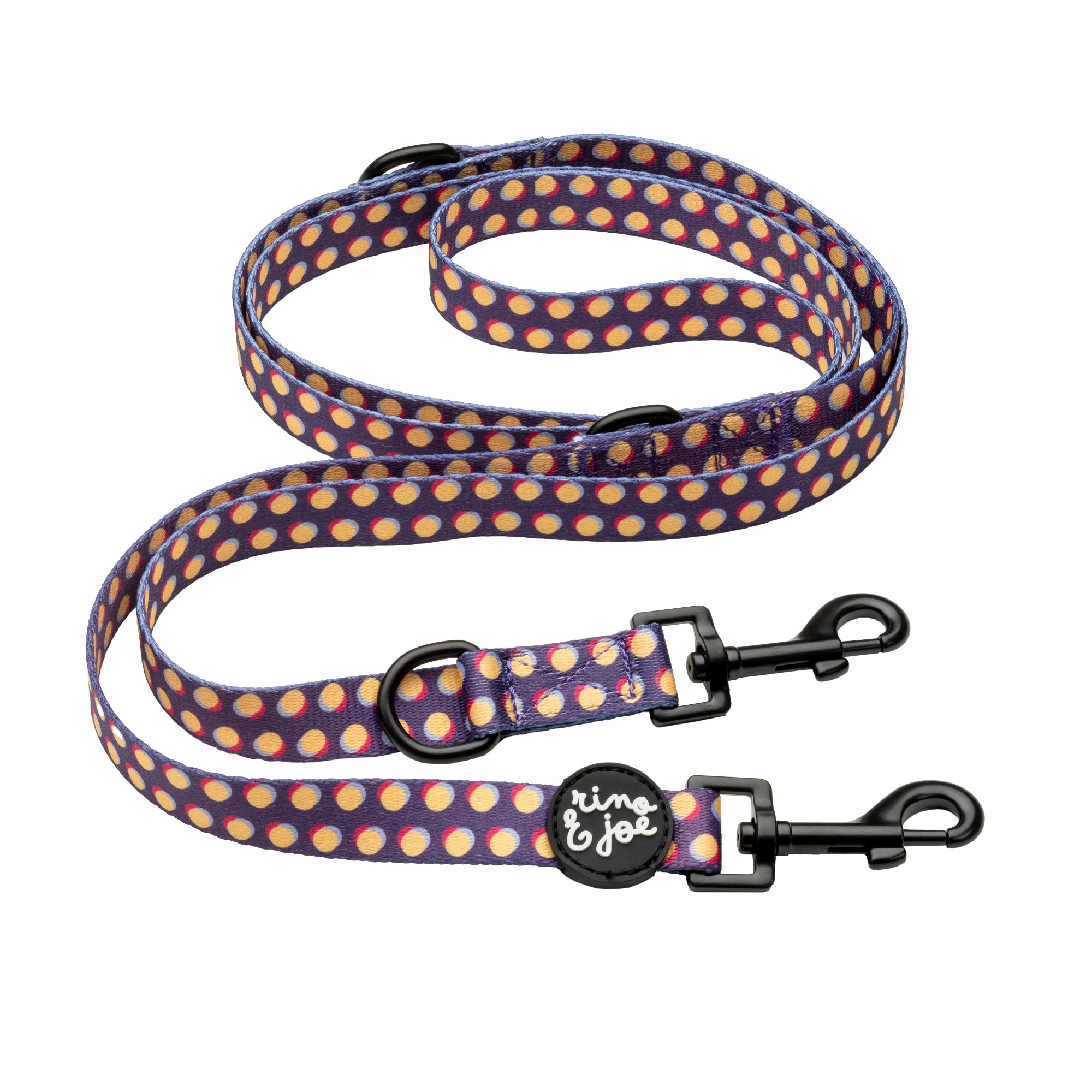 Guinzaglio 2 Metri Multiposizione da Addestramento | Pois - Rino & Joe