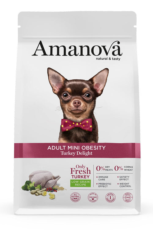Crocchette per cani piccola taglia in sovrappeso - Tacchino fresco - 0,8kg