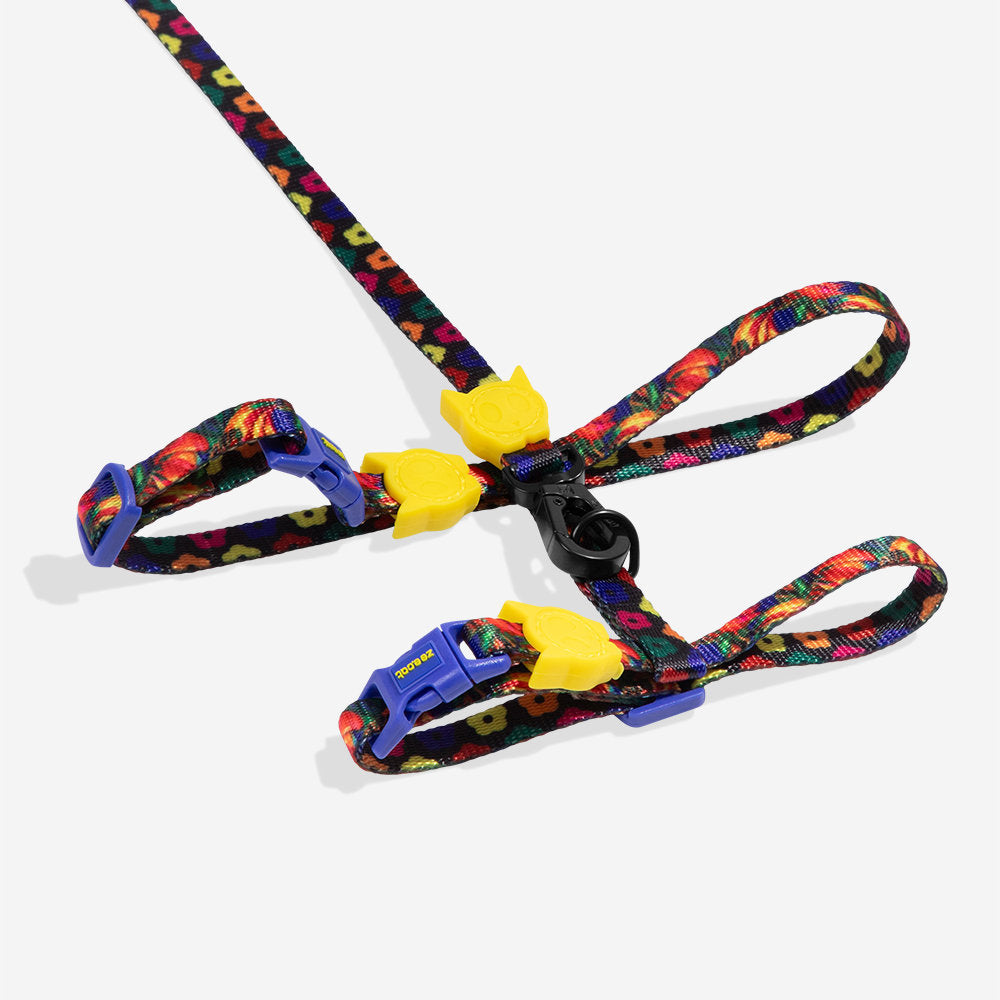 Zee.Dog - Set Pettorina e Guinzaglio Gatto Farm Rio Samba