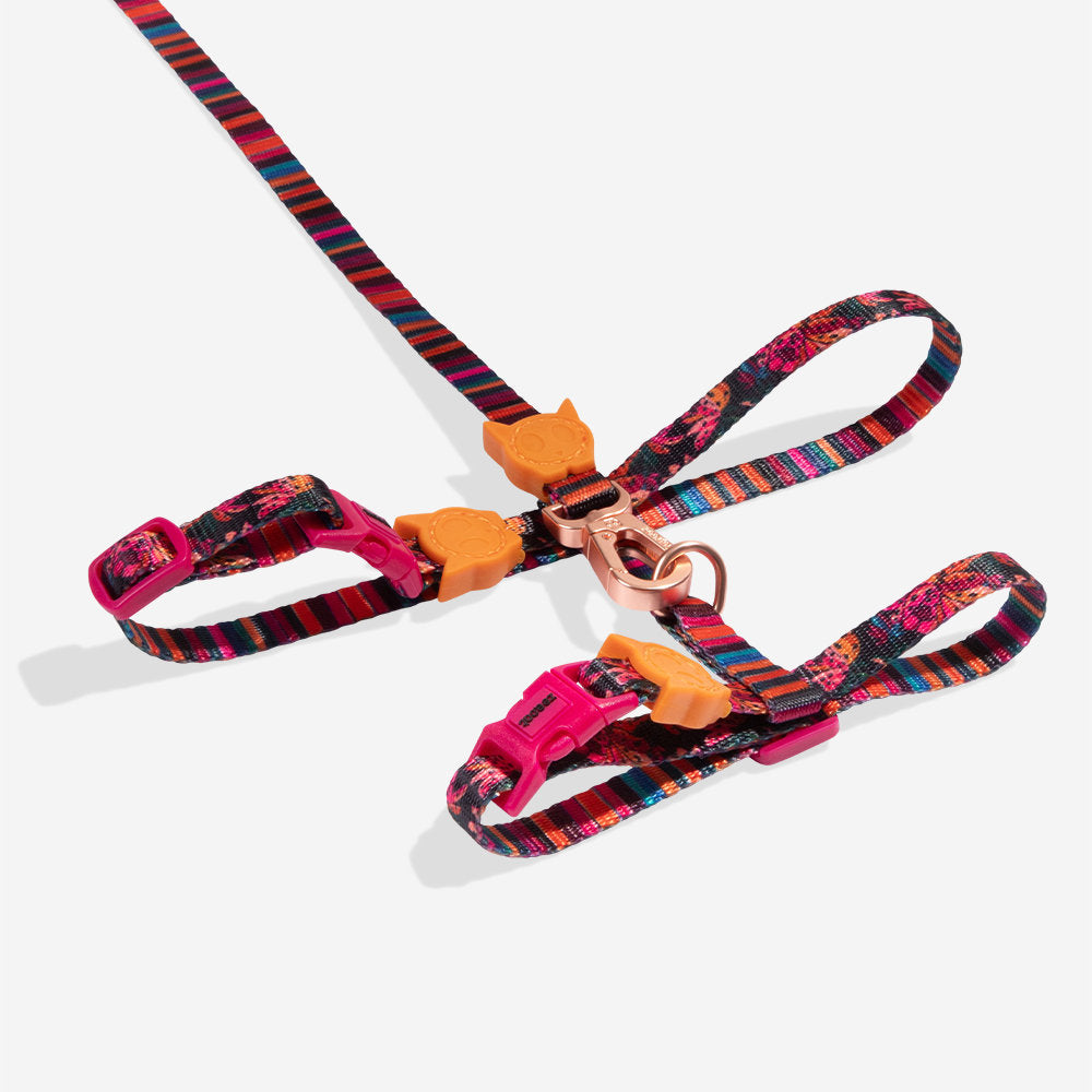 Zee.Dog - Set Pettorina e Guinzaglio Gatto Farm Rio Selva