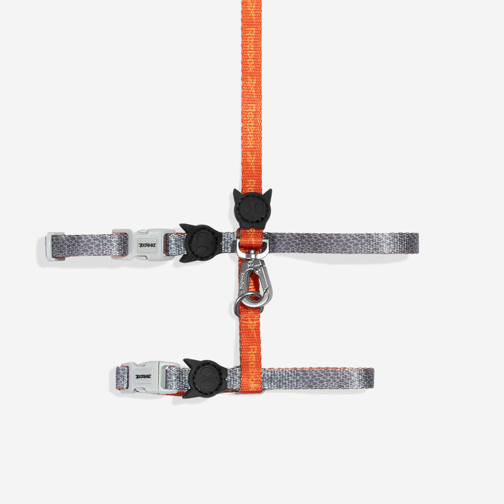 Zee.Dog - Set Pettorina e Guinzaglio Gatto Reebok Suede