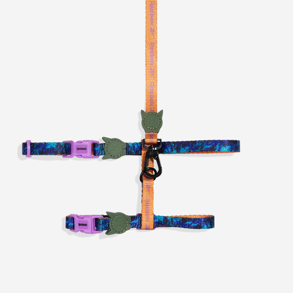 Zee.Dog - Set Pettorina e Guinzaglio Gatto Reebok Trekk
