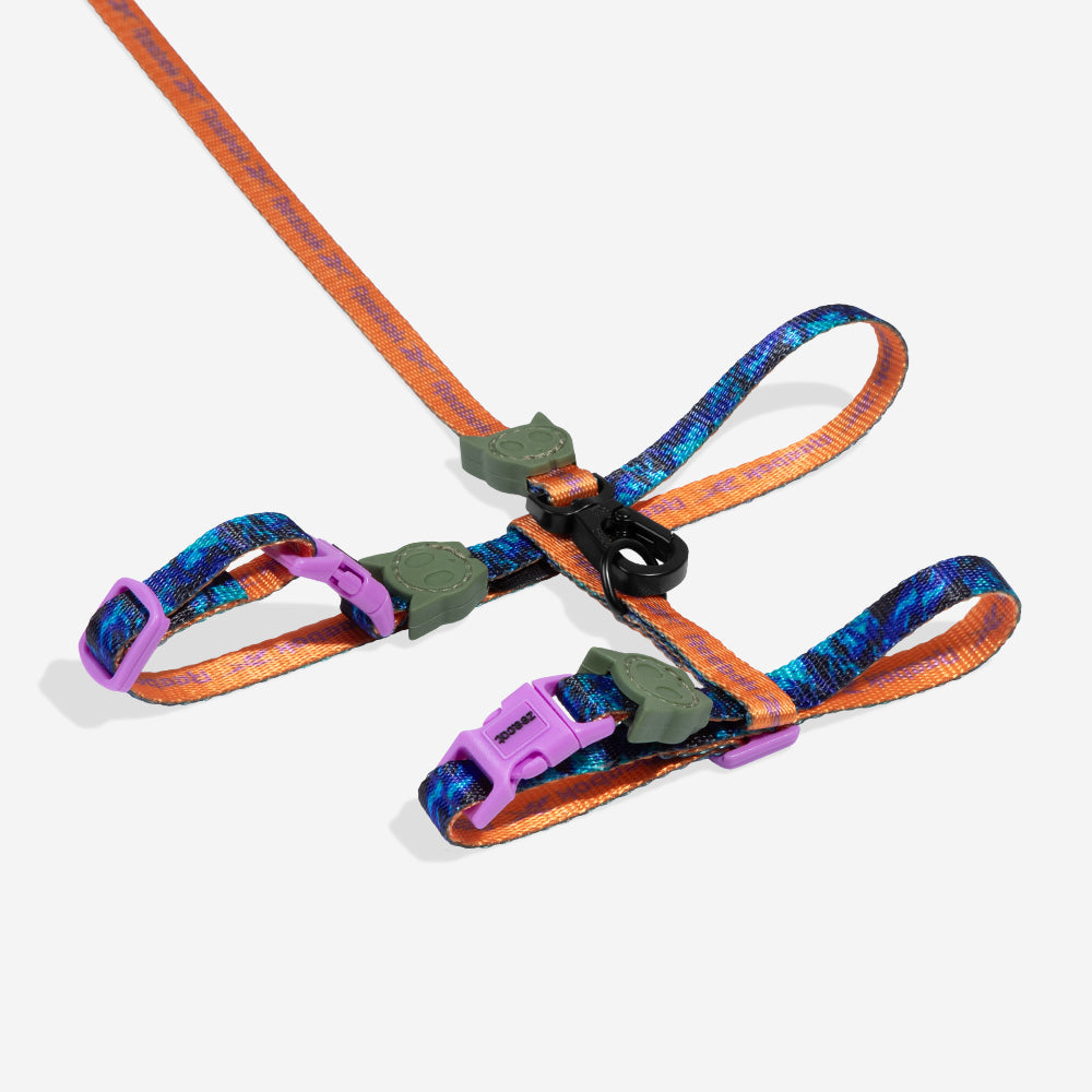 Zee.Dog - Set Pettorina e Guinzaglio Gatto Reebok Trekk