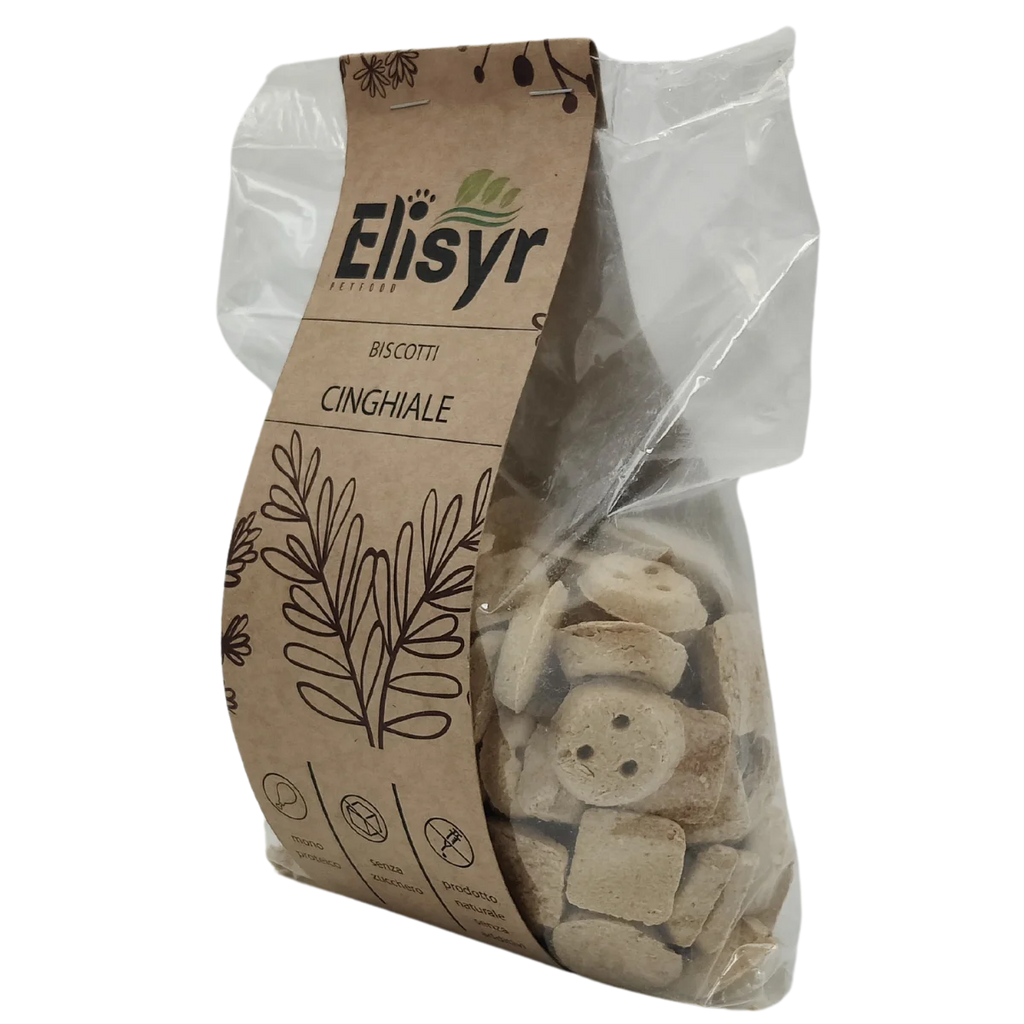 Biscotti Monoproteici Cinghiale - 400g - Elisyr