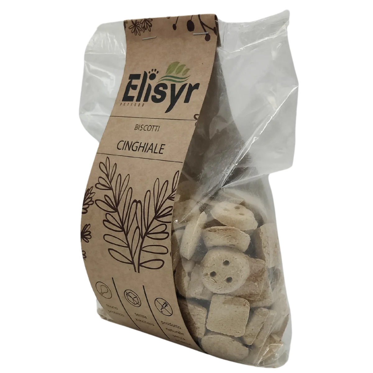 Biscotti Monoproteici Cinghiale - 400g - Elisyr