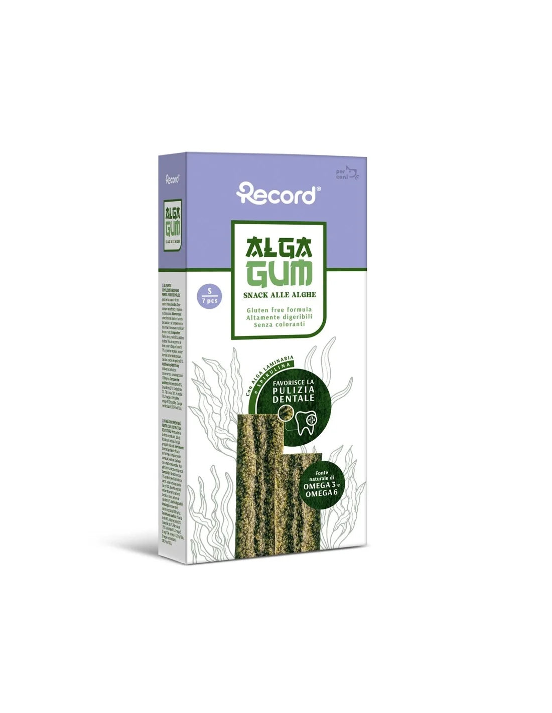 Snack masticativo alle alghe marine - Alga Gum - Record