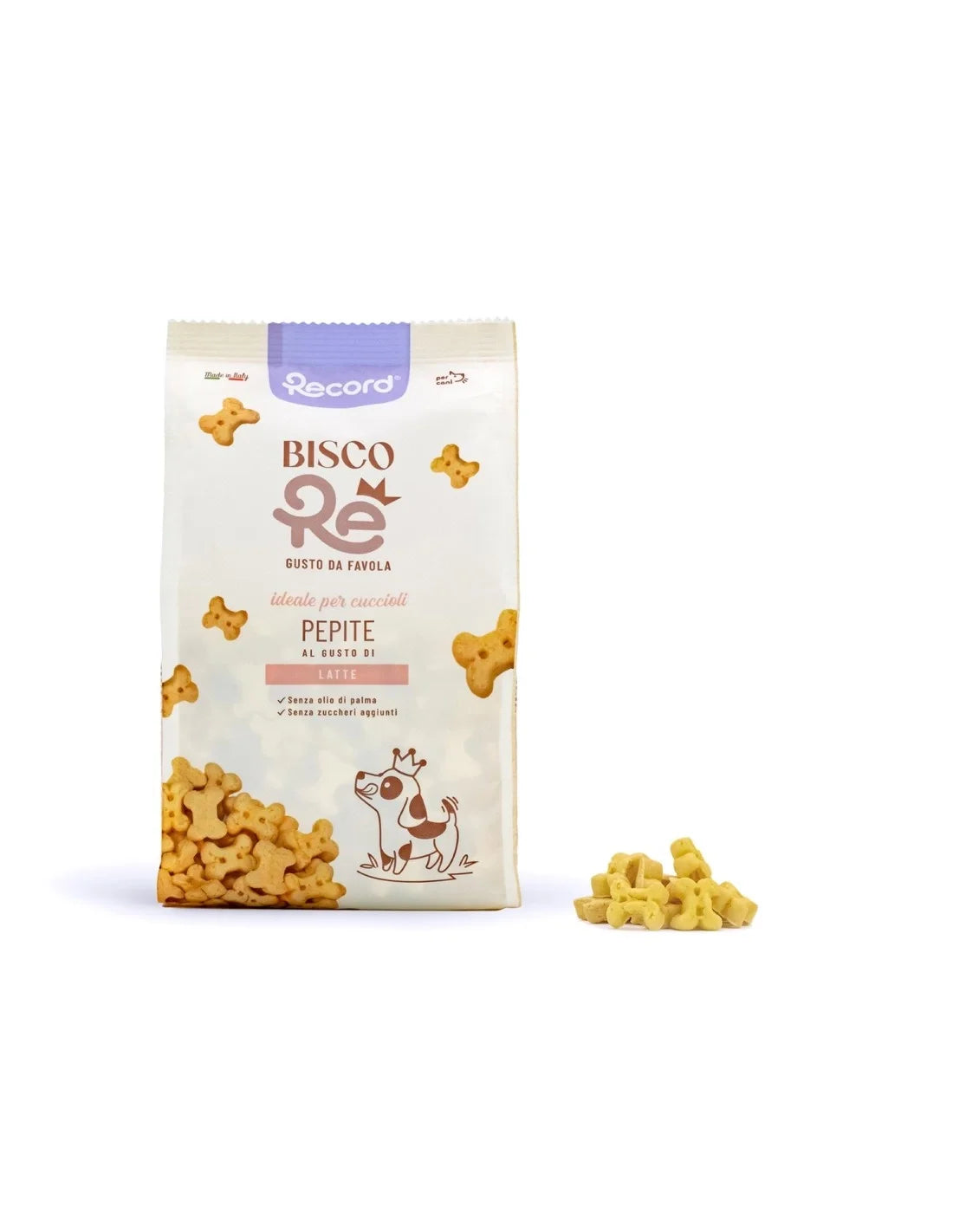 Record BiscoRe - Biscotti per cani Pepite al Latte - 400 gr