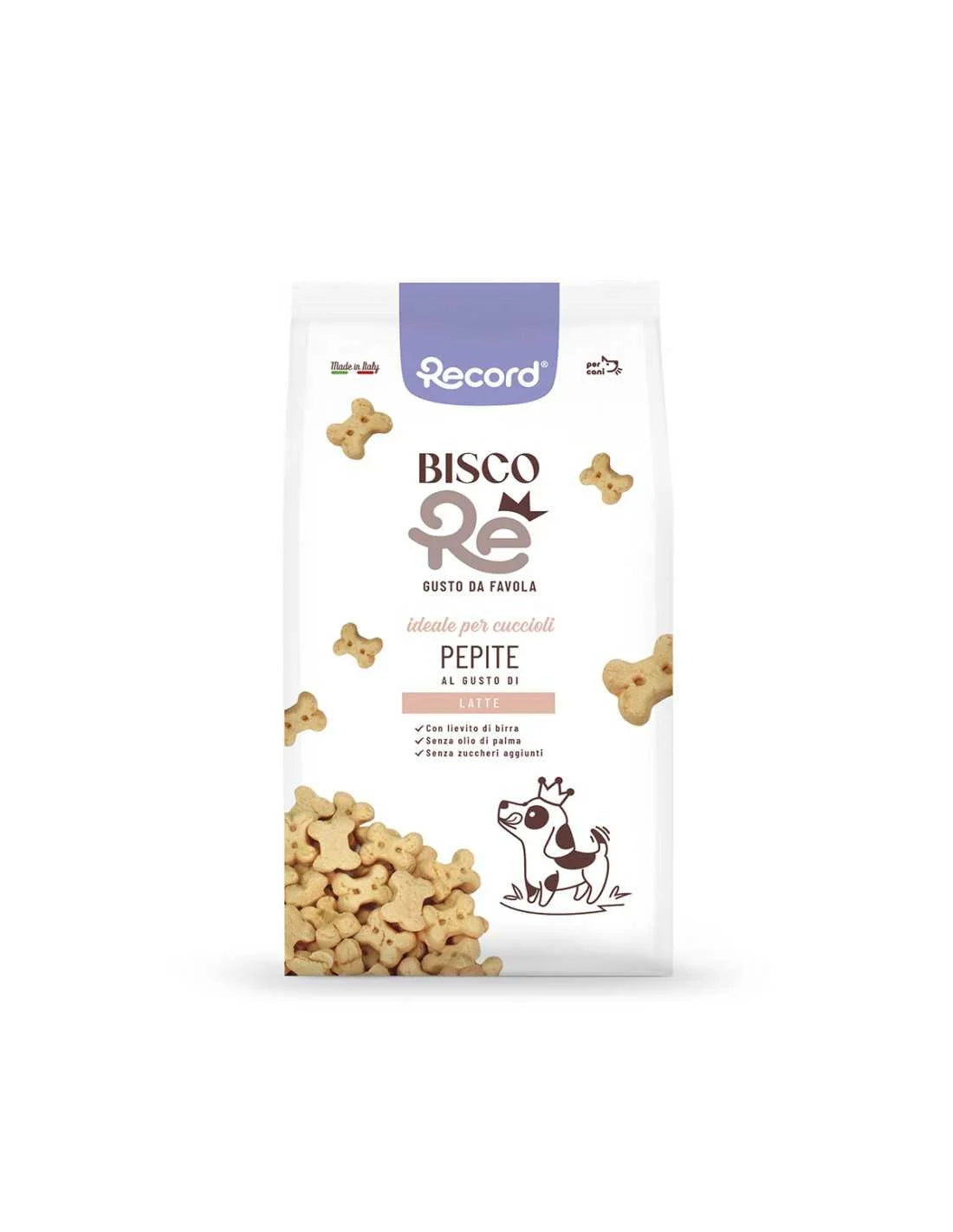 Record BiscoRe - Biscotti per cani Pepite al Latte - 400 gr