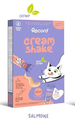 Snack di Mantenimento con cantnip - Salmone - Record - 7 stick x 12 gr