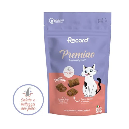 Snack Funzionale - per la salute di Pelle e Pelo - Salmone - Record - 50 gr