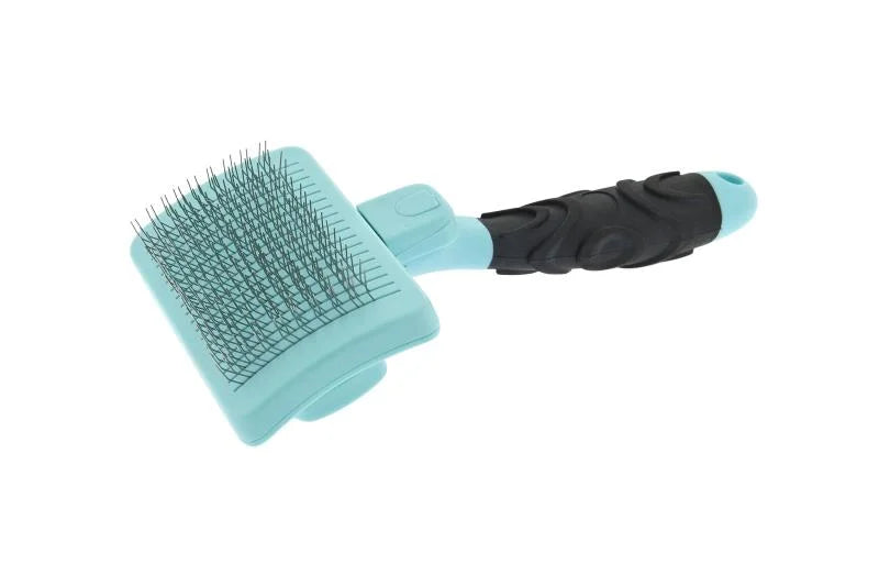 Ferribiella Brush Professional - Spazzola cani e gatti - Autopulente Eco Media