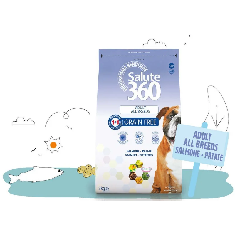 Pet 360 - ADULT ALL BREEDS - SALMONE e PATATE
