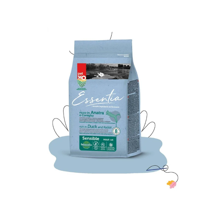 Pet 360 - Sensible Adult cat - Anatra e Coniglio