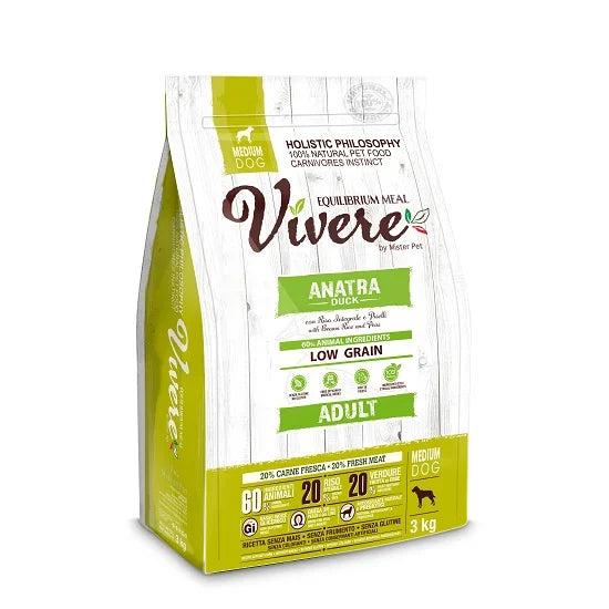 Vivere Dog Medium Adult Anatra