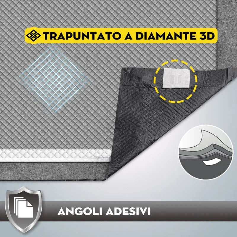 Croci Super Nappy: traversine igieniche e assorbenti per cani - 71x112 cm 25pz