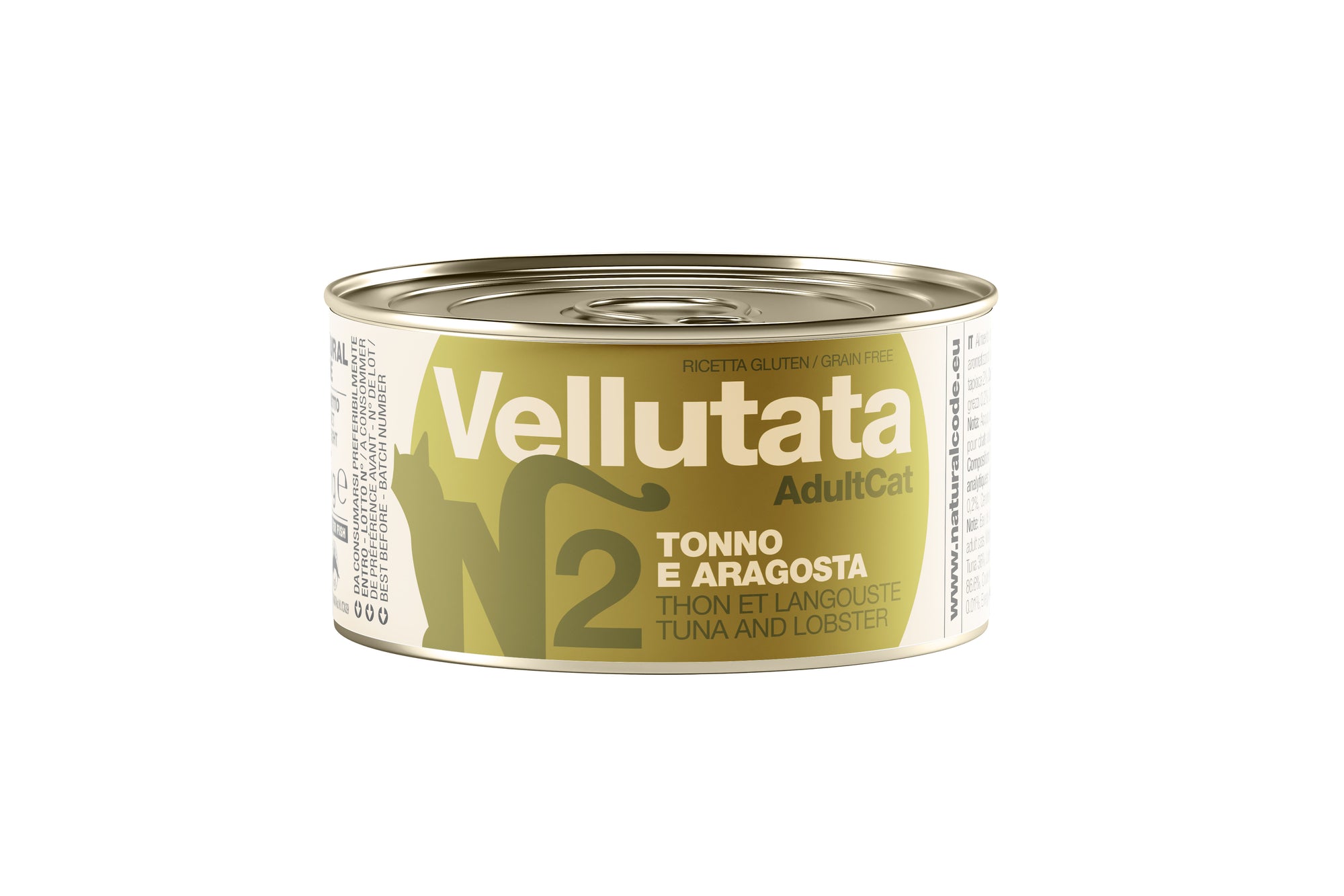 Natural Code - Umido Gatto - Tonno e Aragosta V2 - Vellutata - Lattina 85g