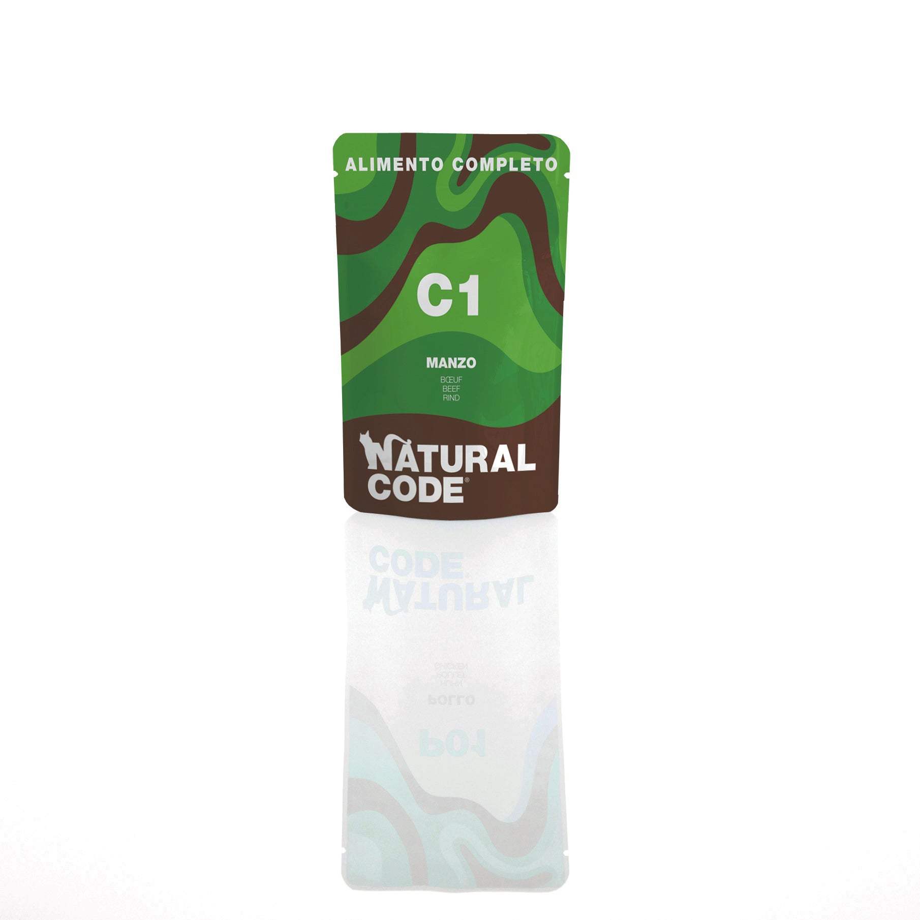 Natural Code - Umido Gatto - Manzo C1 - Busta 70g