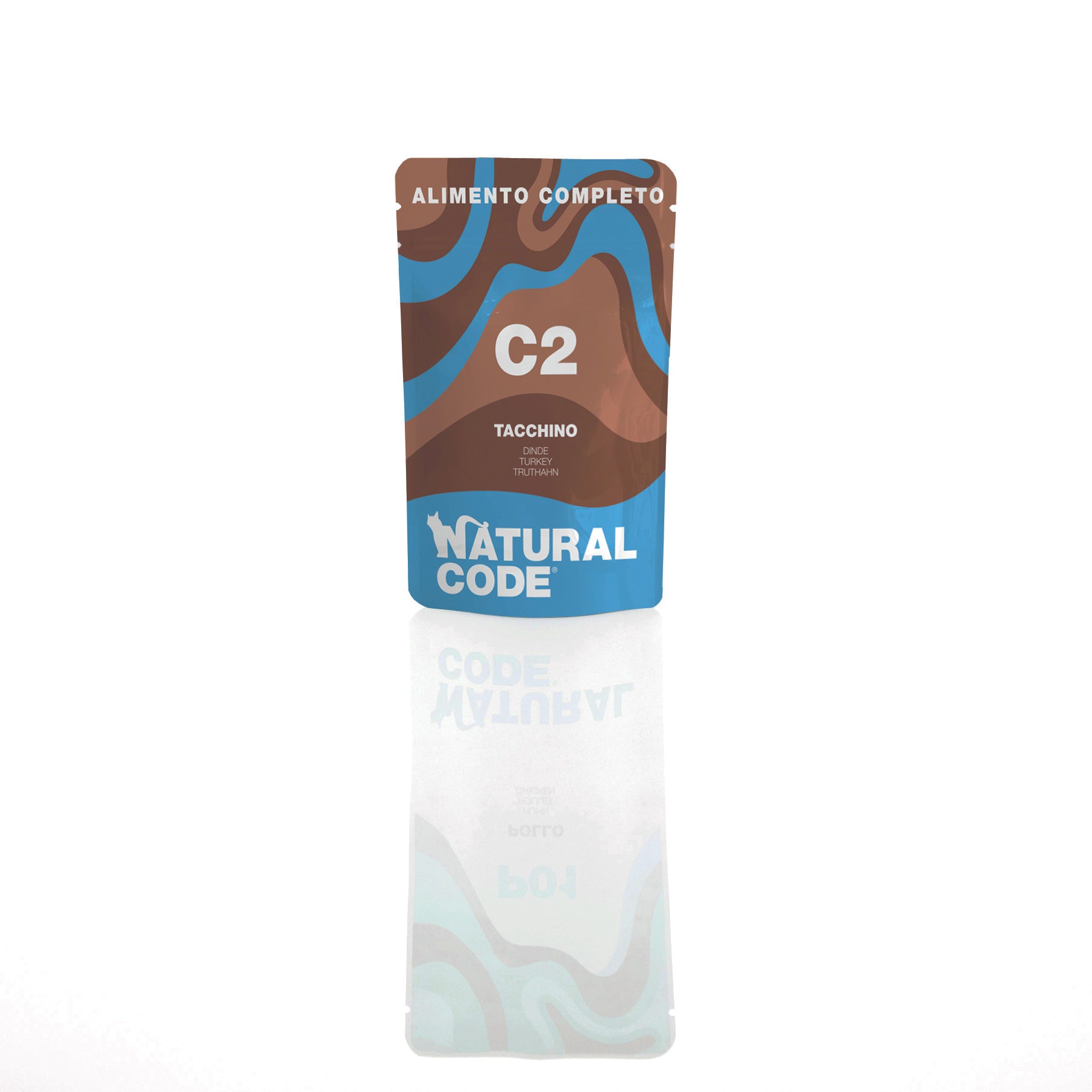Natural Code - Umido Gatto - Tacchino C2 - Busta 70g