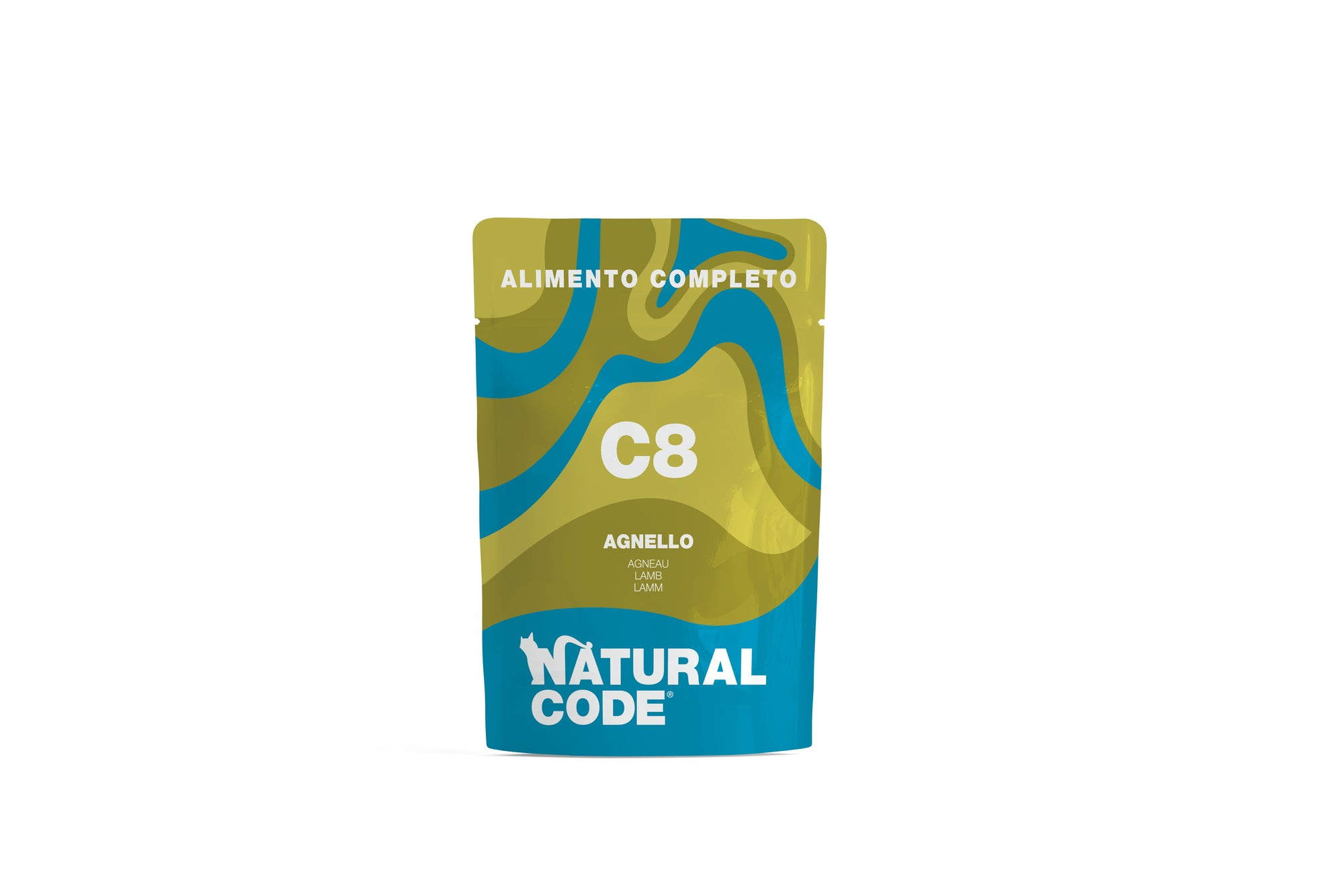 Natural Code - Umido Gatto - Agnello  C8 - Busta 70g