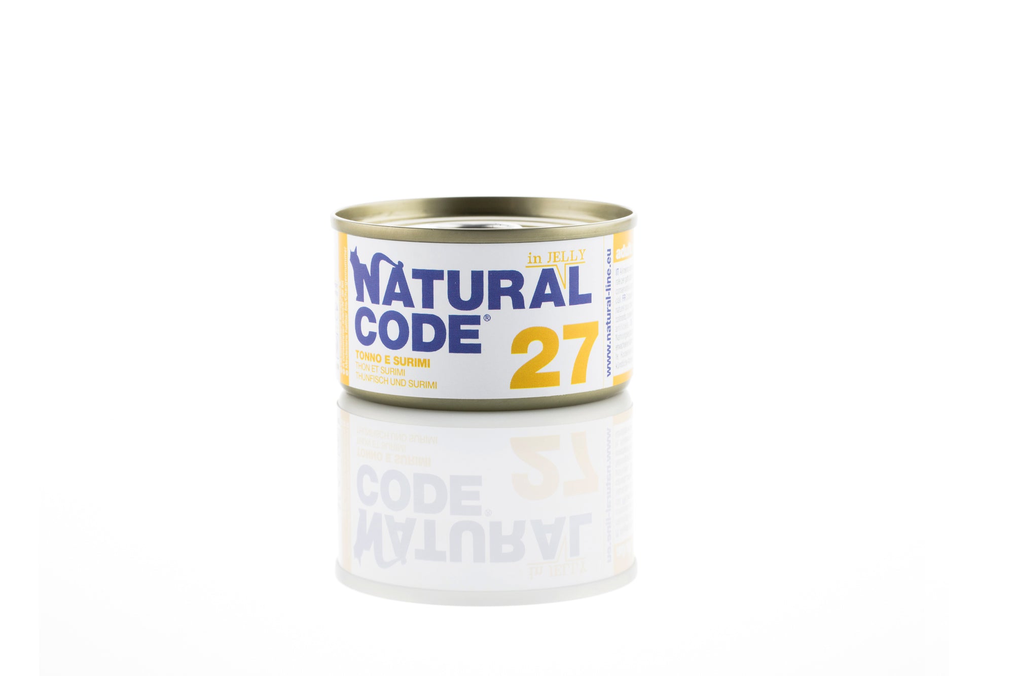 Natural Code - Umido Gatto - Tonno e Surimi 27 - Soft Jelly - Lattina 85g