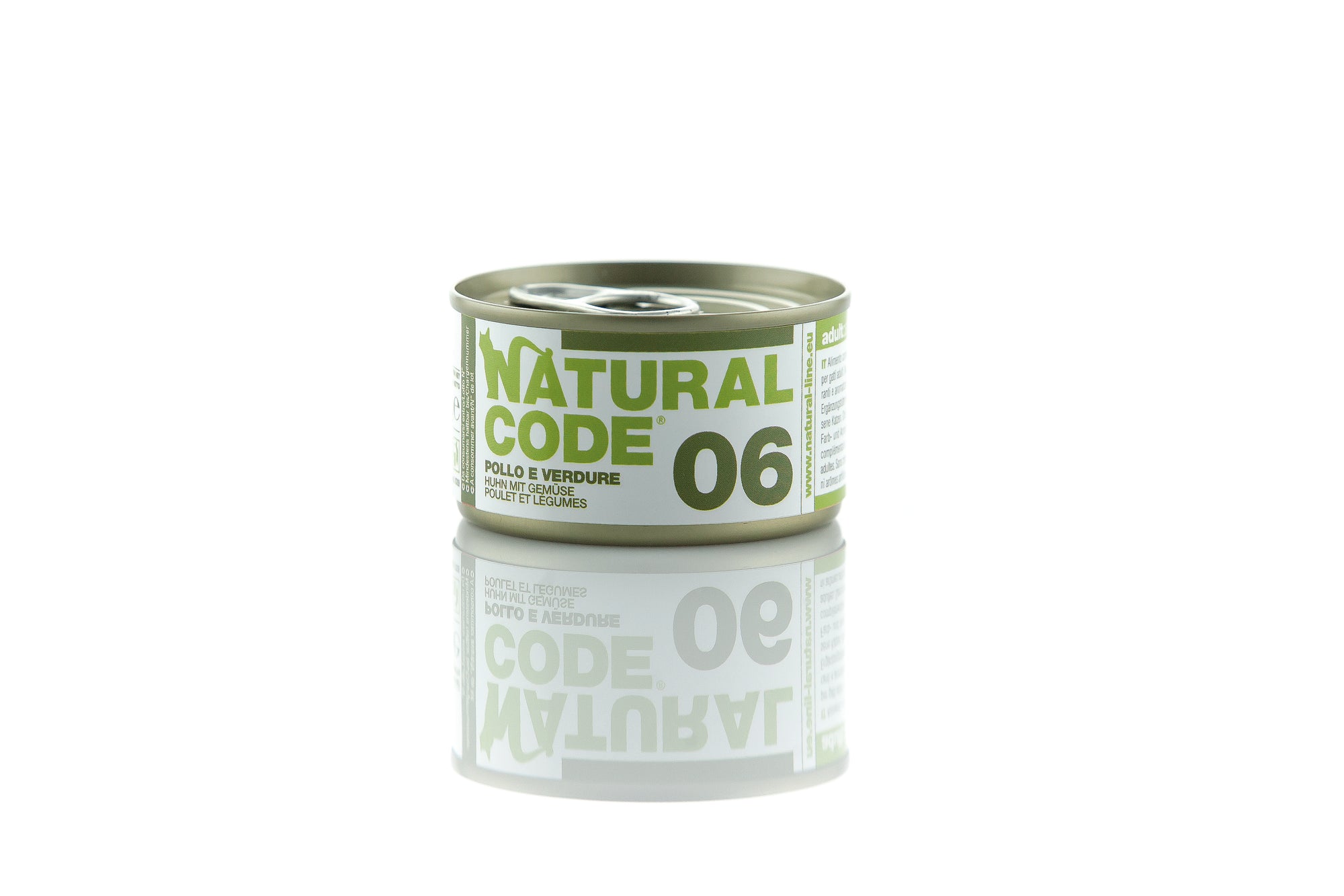 Natural Code - Umido Gatto - Pollo e Verdure 06 - Acqua di Cottura - Lattina 85g