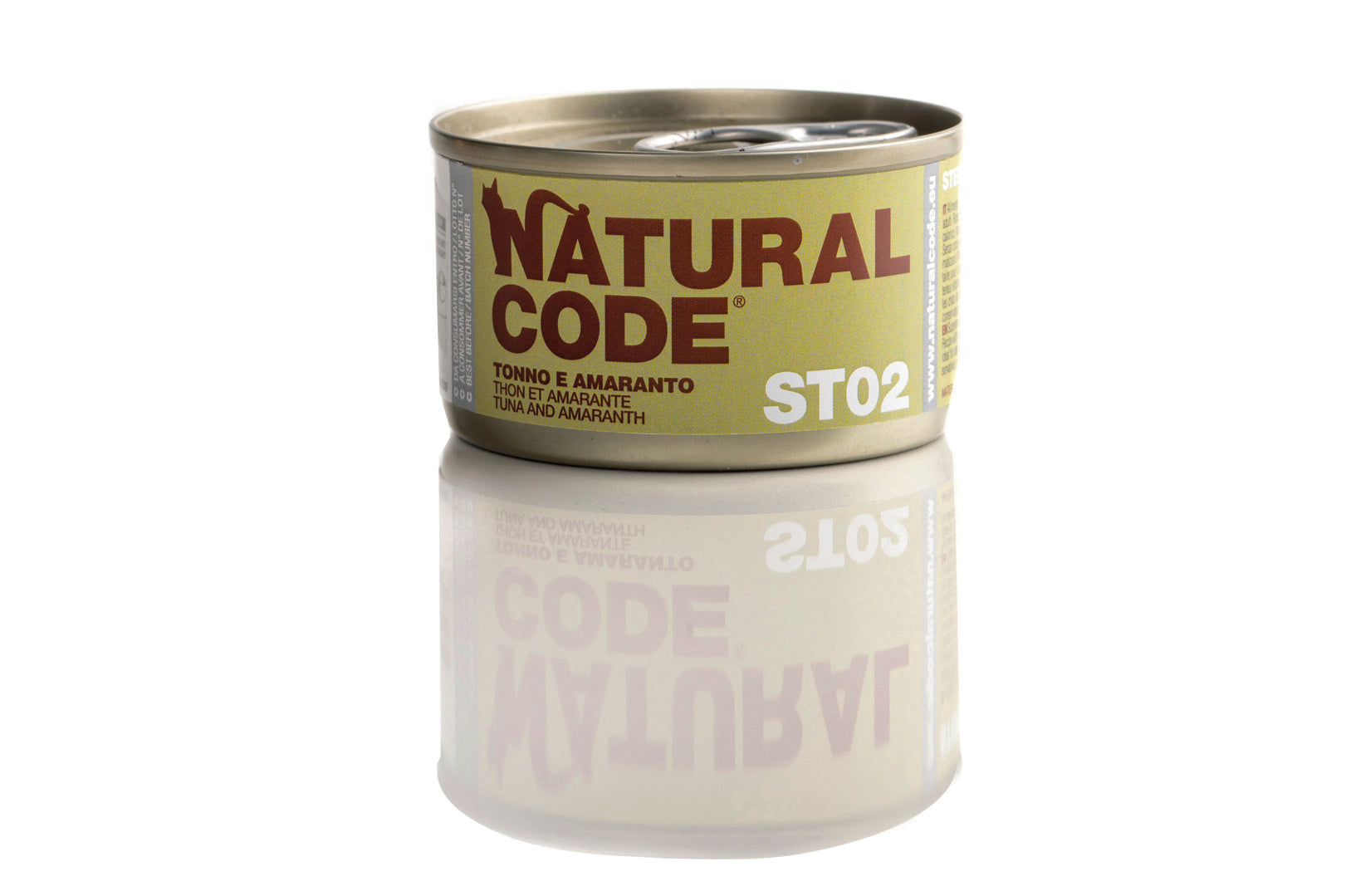 Natural Code - Umido Gatto - Steril 02 Tonno e Amaranto - Lattina 85g