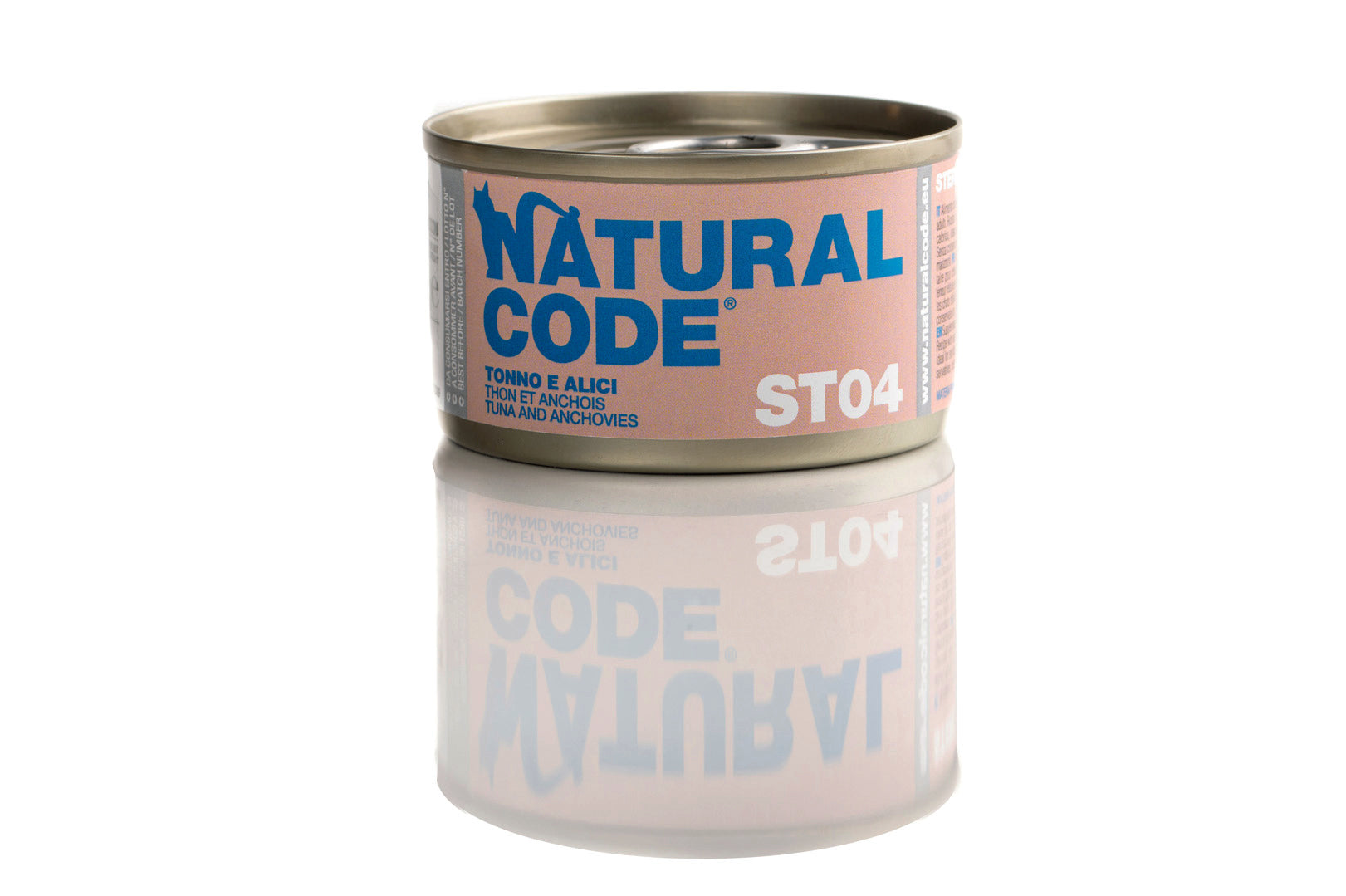 Natural Code - Umido Gatto - Steril 04 Tonno e Alici - Lattina 85g
